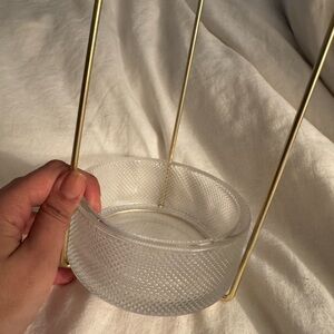 Umbra Gold and Clear Jewelry Organizer